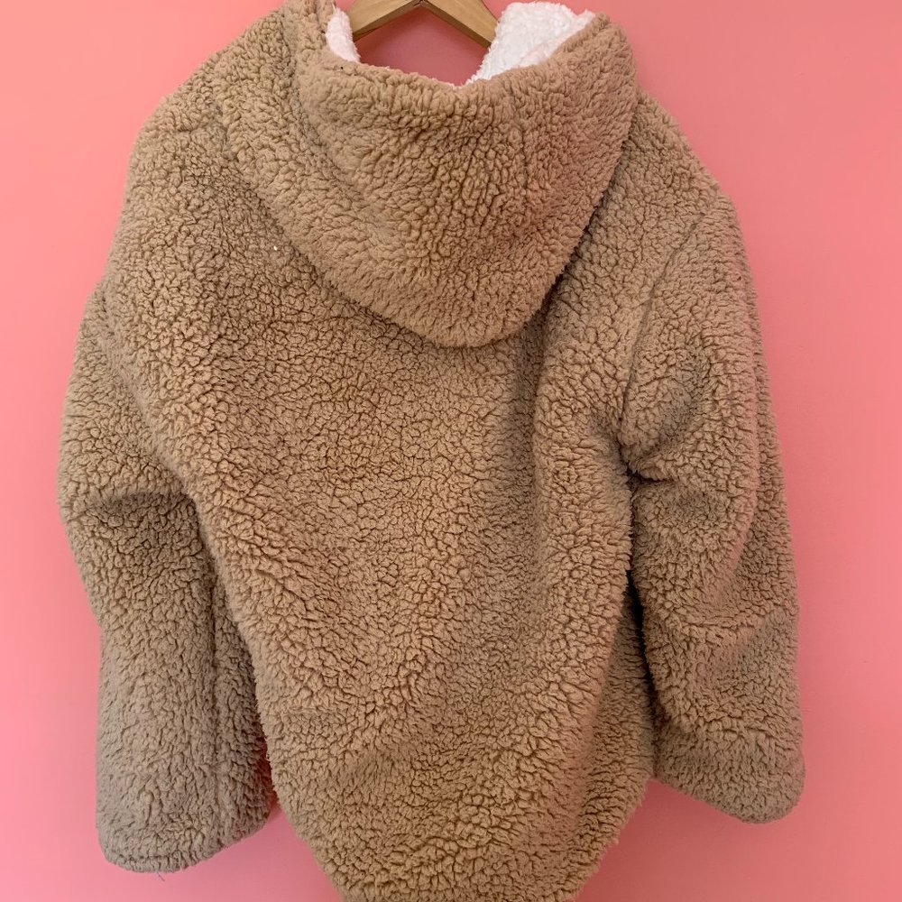 Reversible teddy bear jacket - Picture 3 of 4